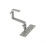 Yaltiroq plitka tomi uchun quyosh PV braketining metall qismi